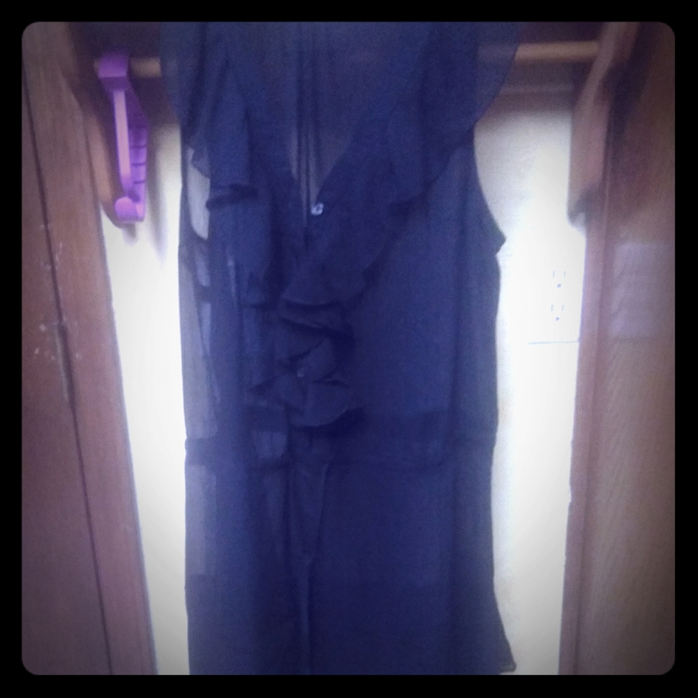 Sheer black dress